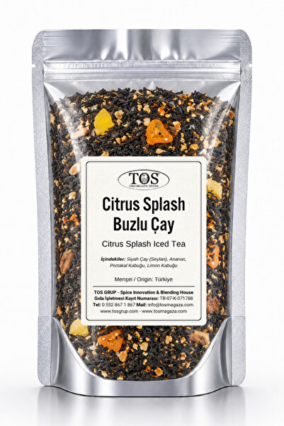 TOS The Organic Spices Citrus Splash Buzlu Çay 40 gr (1. Kalite) Citrus Splas...