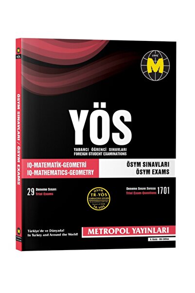 Metropol Yayınları YÖS ÖSYM SINAVLARI
