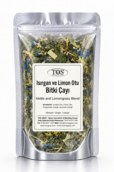 TOS The Organic Spices شاي الأعشاب المخلوطة بالقرطم وعشبة الليمون 40 جرام (1....