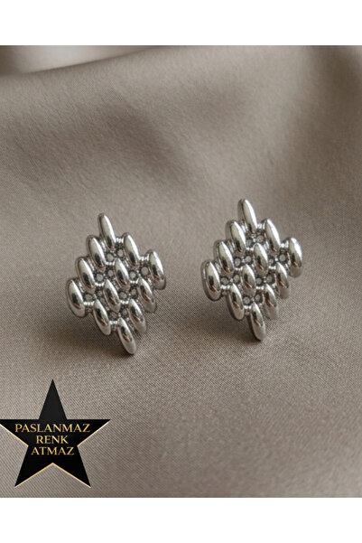stainless steell 316L Steel Silver Plated Women's Drop Earrings