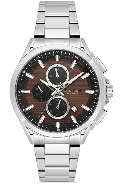 DAVID GUNER Dg-9092Ga-A6A Functions Active Calendar 3 Atm Water Resistant Met...