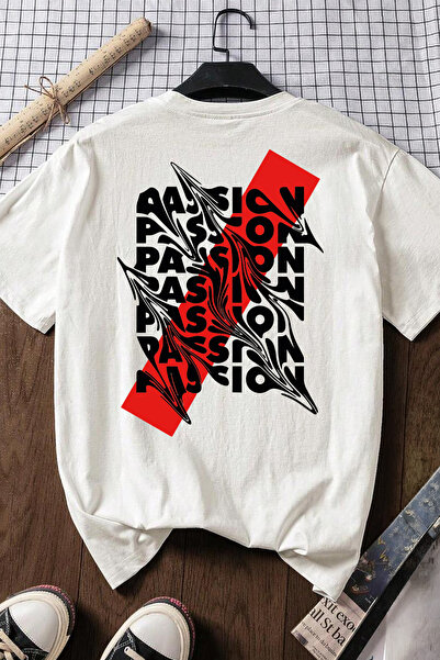 Spoyi Urban Passion dizajnirana 100% pamučna polu-oversize bela majica