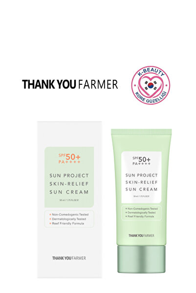 Thank You Farmer Sun Project Skin-Relief Cica ve Niacinamide İçerikli Güneş K...