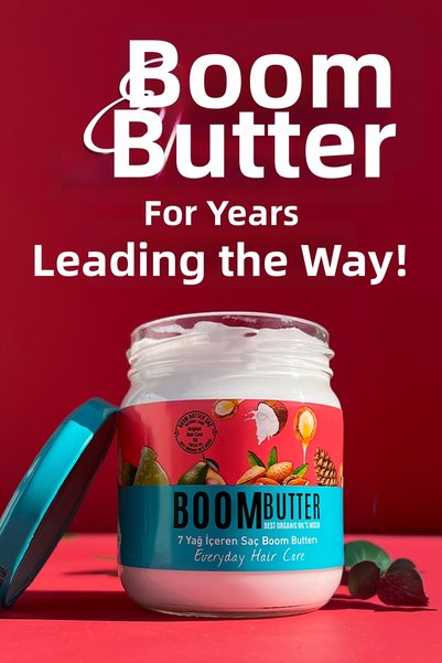 BOOM BUTTER Ulei de îngrijire a părului nutritiv și hidratant care conține 7 uleiuri 190 ml