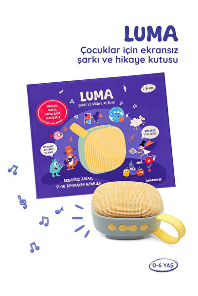 Lumaverse صندوق أغاني وقصص لوما - متحدث تعليمي ورفيق نوم خالٍ من الإشعاع - أخضر