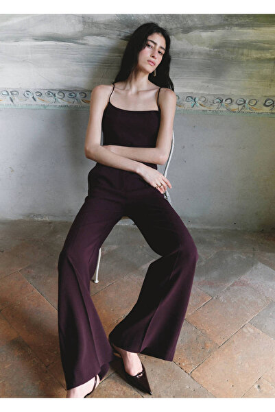 MANGO Woman Yüksek bel takım pantolon