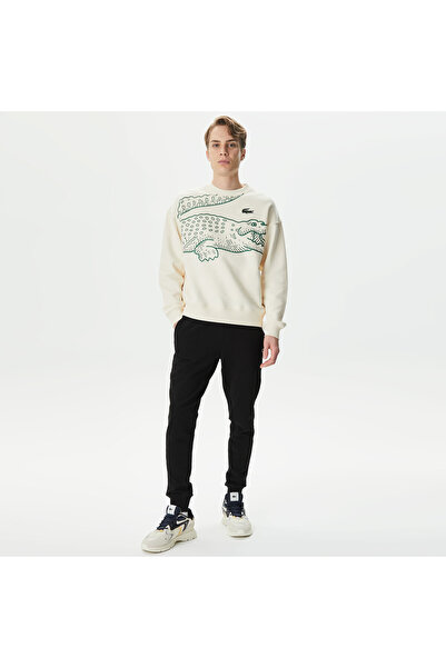 Lacoste Erkek Slim Fit Organik Pamuk Siyah Eşofman Altı