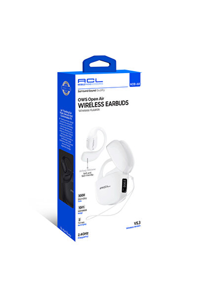 ACL ACB-68 OWS Open Air 360° Surround Ses Bluetooth 5.3 Mikrofonlu Spor Kablo...