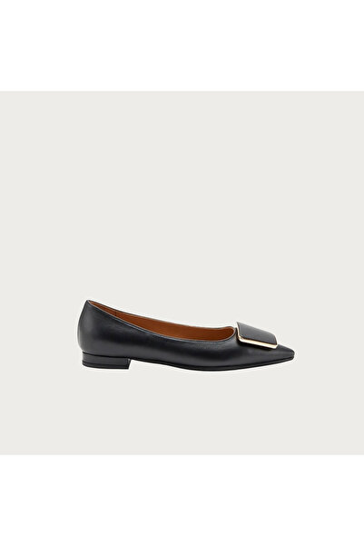 Frau Women's / Girls' Ballerinas 63N4 Nappa Nero (Black)