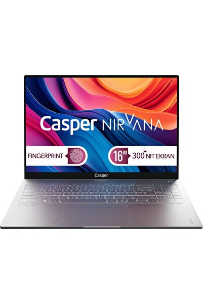 CASPER Nirvana S100 300NIT i7-13620H 24GB DDR5 1TB SSD 16" Freedos Laptop S10...