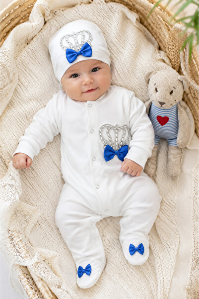 Sitilin Baby Boy Bow Tie King Stone Fancy Rompers Set 0-3 Months Stl6370