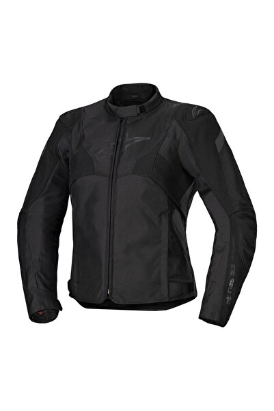 Alpinestars Stella T-JAWS V4 WP Korumalı Kadın Motosiklet Montu Siyah Siyah