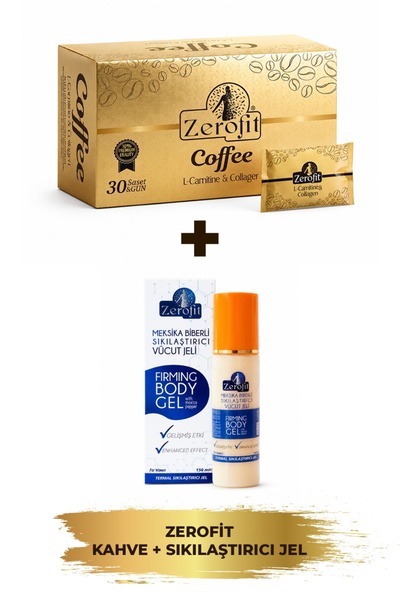 Zerofit Kolajen & L'carnitine Ekstrat 30 Şase Form Kahve 150 Gr. Detoks & Sık...