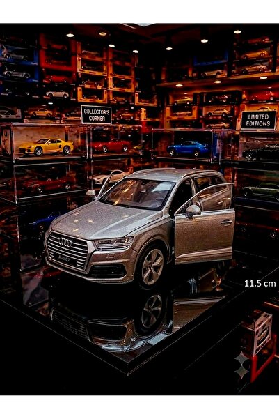 OYUNCAKSAHİLİ Audi Q7 Jip Diecast Metal Araba Kapılar Açılır 11.5 cm Koleksiy...