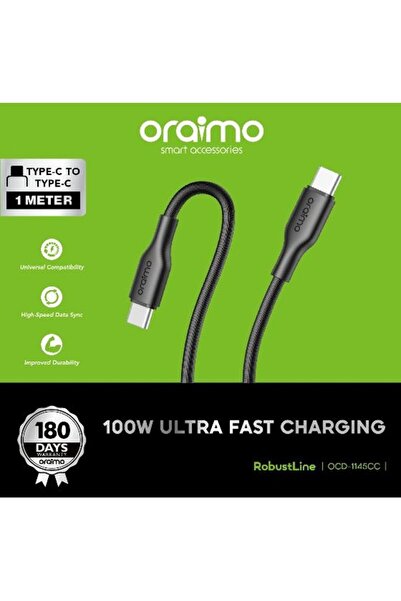 oraimo RobustLine 60W Type-C to Type-C Cable