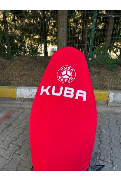 Utku Giyim KUBA UYUMLU MOTOSİKLET SELE KILIFI KIRMIZI RENK KALİTELİ SCUBA KUMAŞ