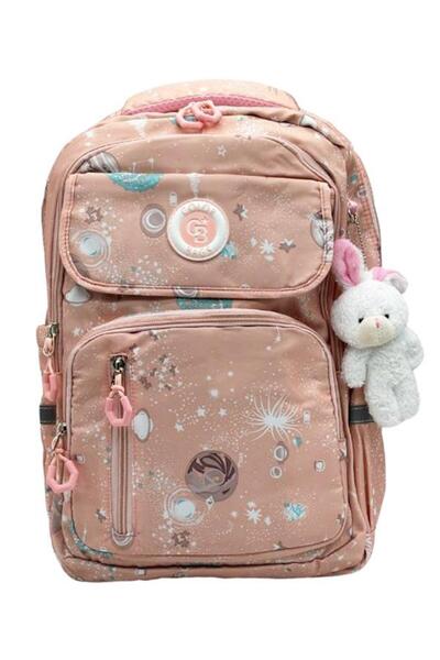 Color Bags Girl's Primary/Secondary School School Bag with Teddy Bear