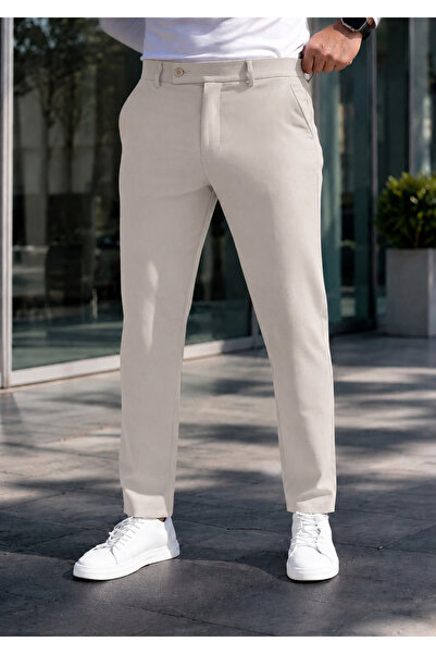 DOPPİO'N DENİM Pánske Slim Fit flexibilné nohavice z lycry