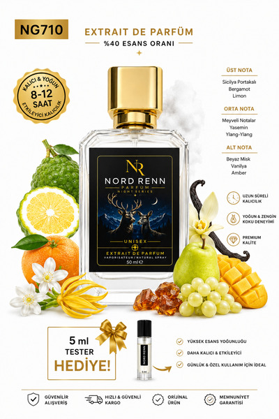 NORD RENN NG710- Meyveli Unisex Parfüm-Kalıcı Koku | Erba Pura Muadili-50 ml