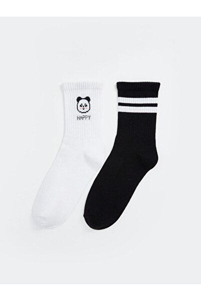 LC Waikiki Patterned Women's Socks 2-Pack (S4)