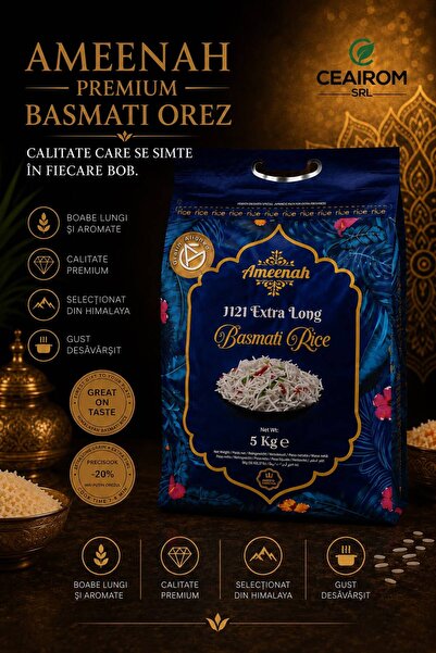 Orez BASMATI PREMIUM AMEENNAH 5KG