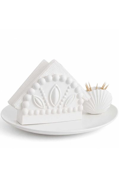 KARRA Concrete Napkin Holder Toothpick Holder Set