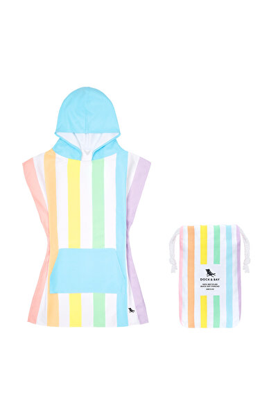 Dock & Bay Poncho Kids - Unicorn Waves - Age 6 to 10