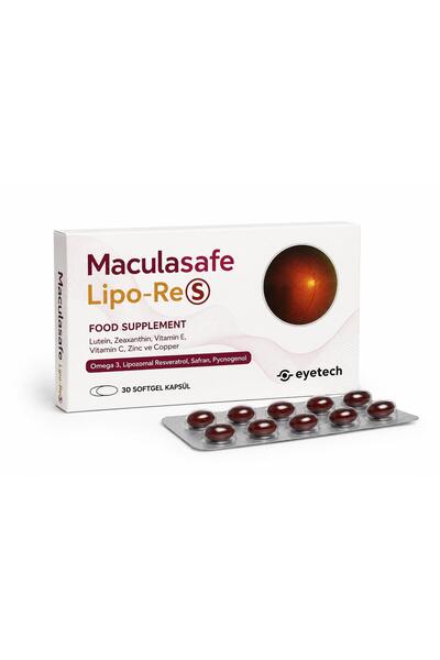 eyetech MACULASAFE LİPO RES Omega 3 • Lutein • Zeaksantin • Safran • Resverat...