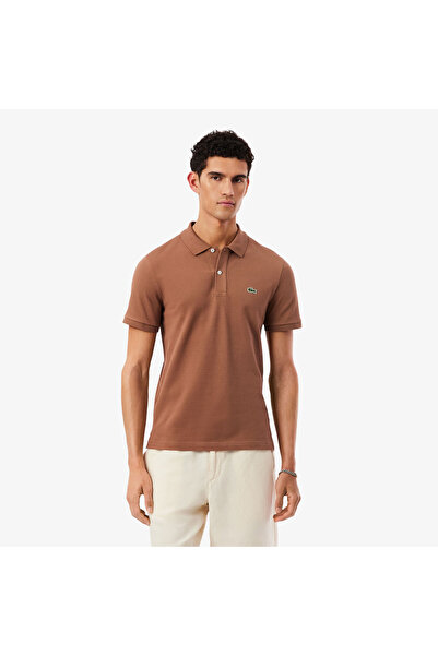 Lacoste L.12.12 Erkek Slim Fit Polo Yaka Kahverengi Polo
