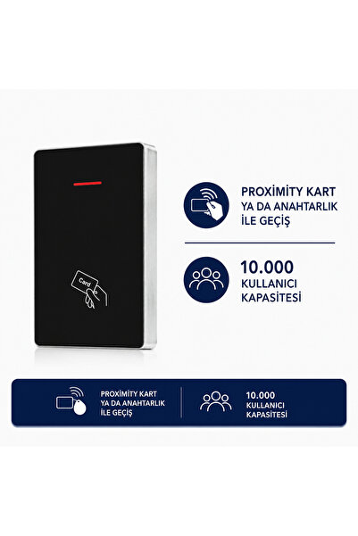 SARKEY SR-215 EM 10.000 Kullanıcılı Proximity Kart Okuyucu 125 KHz Standalone...