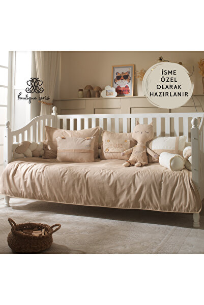 JOYFUL KIDS Misty Brown Montessori Bebek Uyku Seti Kahverengi 10 Parça