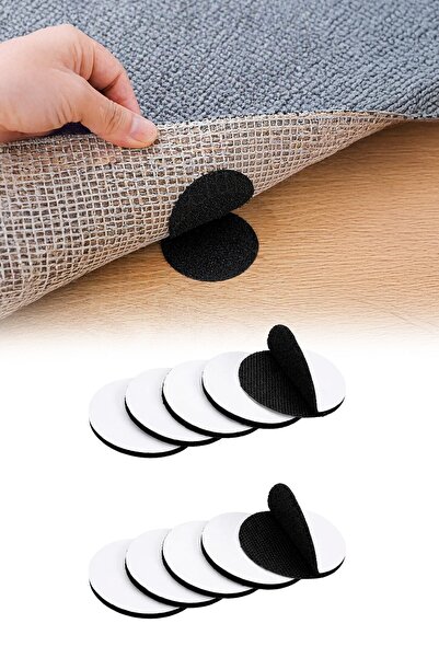 omilife 10'lu Yapışkanlı Cırtlı Halı Kaydırmaz Bant Kilim Paspas Sabitleyici Ped