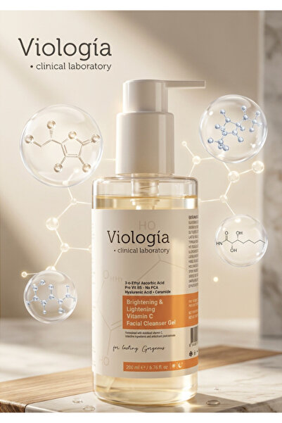 Viologia Clinical Laboratory Vitamin C Facial Cleansing Gel, Anti-Blemish (Br...