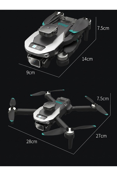 piha S150drone Fırçasız Motor 1080p Hd Hareketli Kamera Engelden Kaçınma Modu