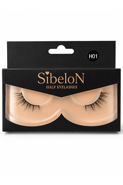 Sibelon Cat Eyelashes Kedi Gözü Efekt Takma Kirpik ( Yarım Boy ) H01