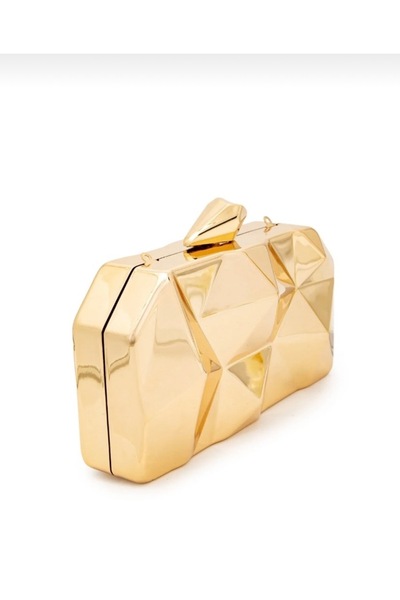 selma demir Zincir Askılı Portföy Model Clutch Kadın Çanta