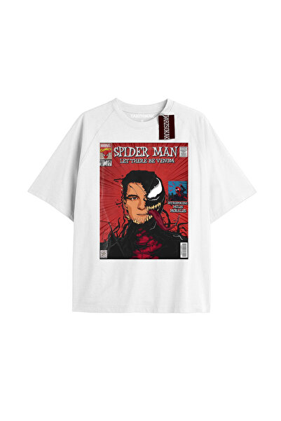 TIMESWASTINGIRL Tricou Spider-Man cu imprimeu de ziar Model No Way Home