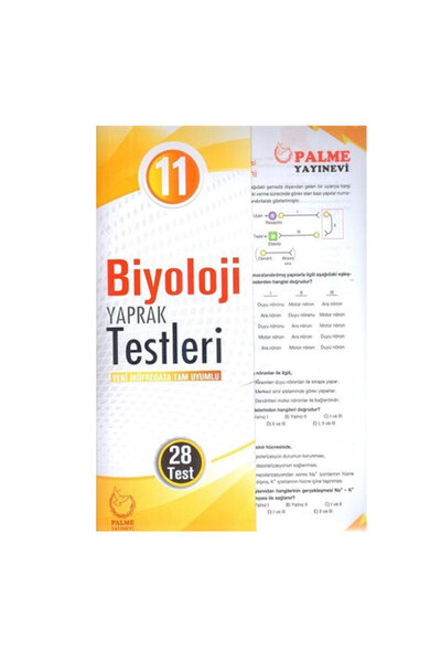 Palme Yayınevi 11. Sınıf Biyoloji Yaprak Testi ( 28 Test )
