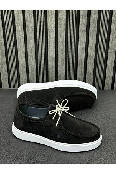 Greyybull Shoes Black Suede Leather Men's Sneakers