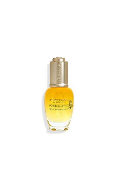 L'Occitane Immortelle Divine Yaşlanma Karşıtı Serum, Yağ Bazlı, Ölmezotu ve Argan Yağı İçeren, 30 ml