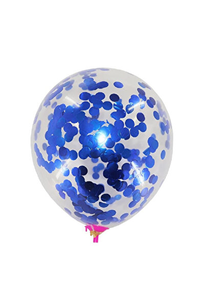DanyCris Baloane 4,5g transparente, Confetti, 50 buc/set