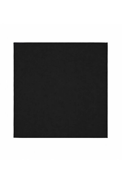 Axesoire 13731 Siyah Kadın Saten Fular 50x50 cm Bandana Boyun Fuları Saç Fula...