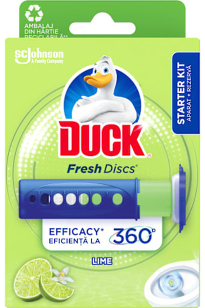 DUCK Odorizant Pentru Toaleta Lime 1Buc