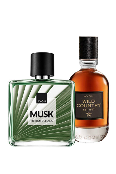AVON Wild Country ve Musk Metropolitano Erkek Parfüm Paketi