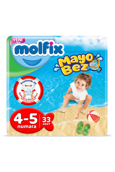 Molfix Mayo Bebek Bezi 4-5 Beden 33 Adet 9-15 Kg