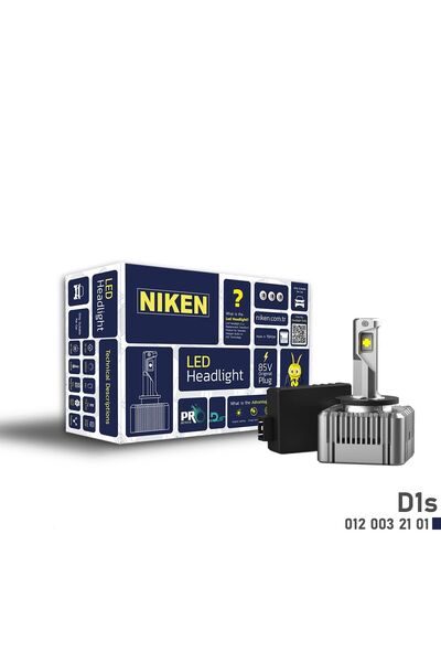 Niken D1s led xenon far aydınlatma seti şimşek etkili pro 7500lm 2 adet