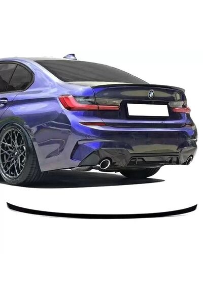 autogp Bmw g20 bagaj üstü spoiler m performance siyah boyalı 2019+