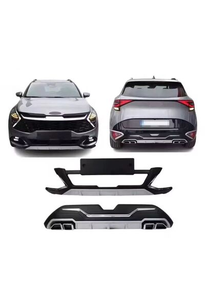 autogp Kia sportage ön arka tampon koruma difüzör seti 2021+