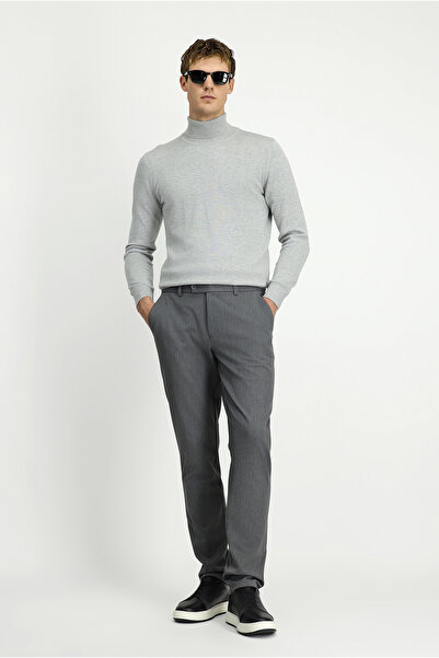 Kiğılı Slim Fit, Elastic Waist, Cotton Canvas / Chino Trousers