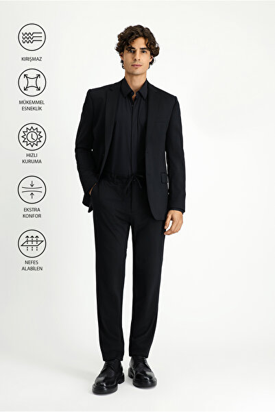 Kiğılı Modena Mold Mono Collar Waist Lace-Up Suit